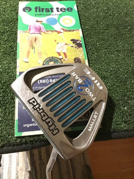Rife Left Handed Hybrid Two Bar Mallet Putter 32.25 Inches (LH)