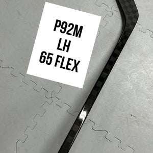 Senior(1x)Left P92M 65 Flex 63” ProBlackStock™ Unbranded Blackouts Pro Stock Nexus Hockey Sticks