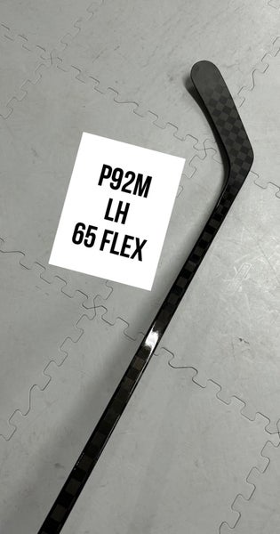Senior(1x)Left P92M 65 Flex 66” ProBlackStock™ Unbranded Blackouts Pro Stock Nexus Hockey Sticks