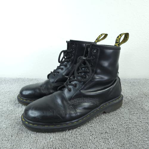 Dr Doc Martens Womens Size 9 Boots Black 8 Eye Lace Up Shoes AW501 SK08T