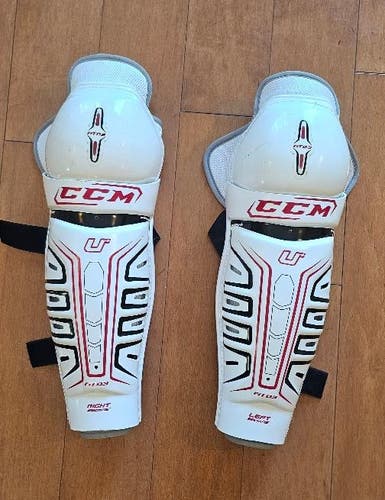 Senior Large 15" CCM Vector Fit 03 Shin Pads (Used)
