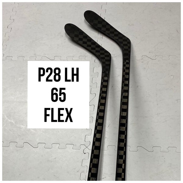 Senior(2x)Left P28 65 Flex 66” ProBlackStock™ Unbranded Blackouts Pro Stock Nexus Hockey Sticks