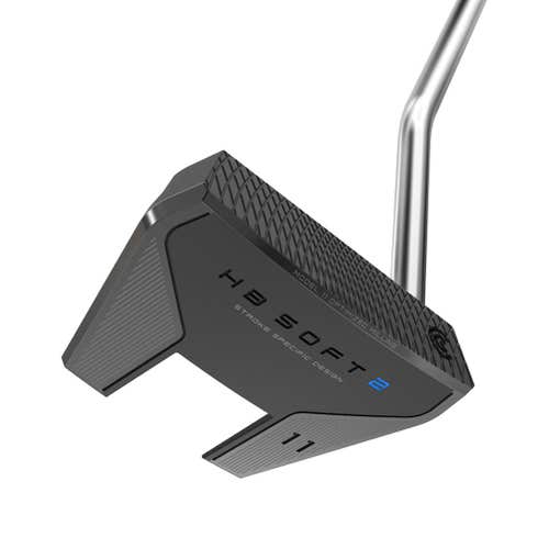 Cleveland HB Soft 2 Black 11 Putter (Steel, Single Bend, Mallet) 2024 NEW