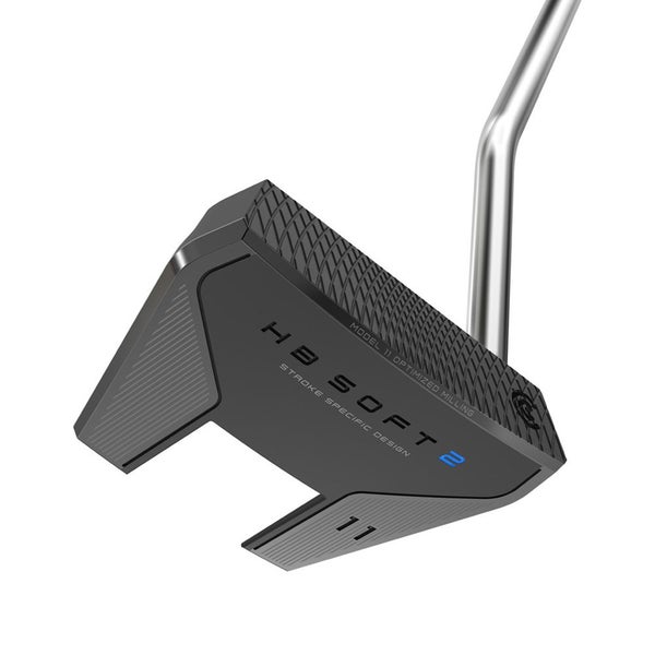 Cleveland HB Soft 2 Black 11 Putter (Steel, Single Bend, Mallet) 2024 NEW