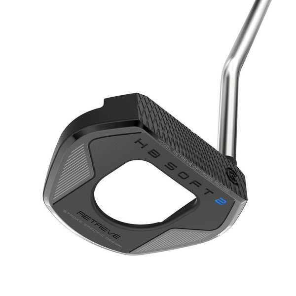 Cleveland HB Soft 2 Black Retreve Putter (Steel, Single Bend, Mallet) 2024 NEW