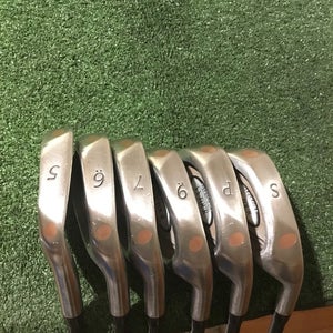Vulcan Golf VX Tour Professional Irons Set (5-PW-SW, No 8i)Medium Graphite (+2)