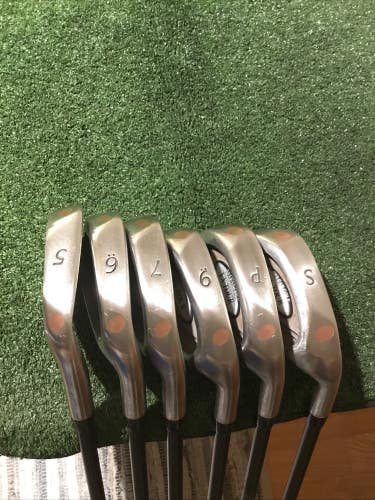 Vulcan Golf VX Tour Professional Irons Set (5-PW-SW, No 8i)Medium Graphite (+2)