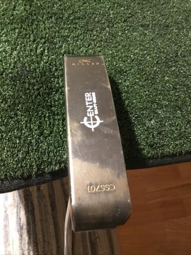 Maltby Left Handed Center Shaft Series CSS701 CNC Milled Putter 38.5 Broomstick