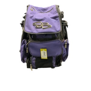Used BoomBah PURPLE ROLLER BAG BB/SB Player Wheeled Bag Purple 11834-S000039823