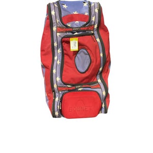 Used Bownet COMMANDER BAG BB/SB Player Wheeled Bag White/Red/Navy 11834-S000039766