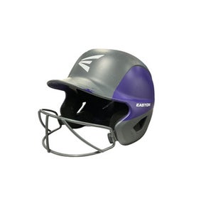 Used Easton PURPLE/GRAY Batting Helmet w/Mask Purple One Size 11834-S000039750