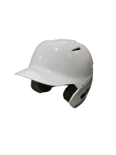 Used Evoshield WHITE HELMET NO MASK Batting Helmet No Mask White One Size 11834-S000039760
