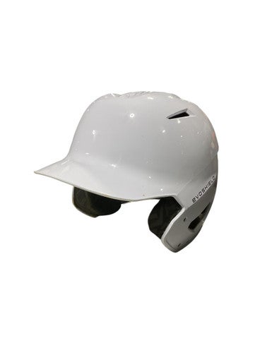 Used Evoshield WHITE HELMET NO MASK Batting Helmet No Mask White One Size 11834-S000039760