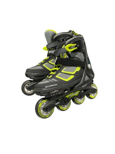 Used Rollerblade SPITFIRE XT Senior Rec Fitness Skates Black Adjustable 11834-S000039742