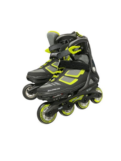 Used Rollerblade SPITFIRE XT Senior Rec Fitness Skates Black Adjustable 11834-S000039742
