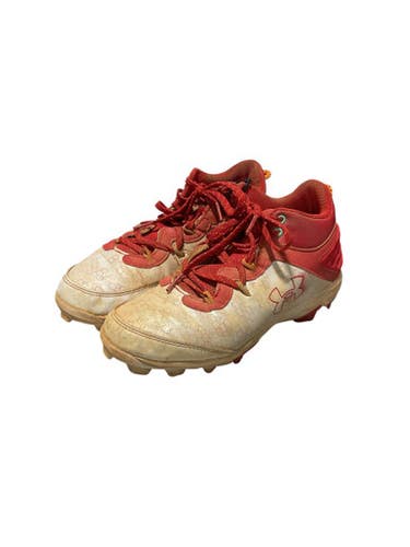 Used Under Armour BB CLEAT BB/SB Cleats Red Junior 05 11834-S000039022