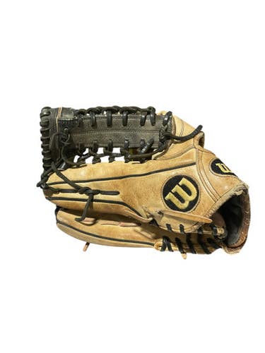 Used Wilson A2000 BB/SB Glove LH Throw Black And Tan 12" 11834-S000039006