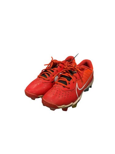 Used Nike DIAMOND BB/SB Cleats Orange Junior 03.5 11834-S000038960