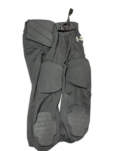 Used Under Armour Youth FB Integrated Pants Black LG 11834-S000037821