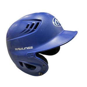 Used Rawlings BASEBALL Batting Helmet No Mask Navy Blue One Size 11834-S000019929