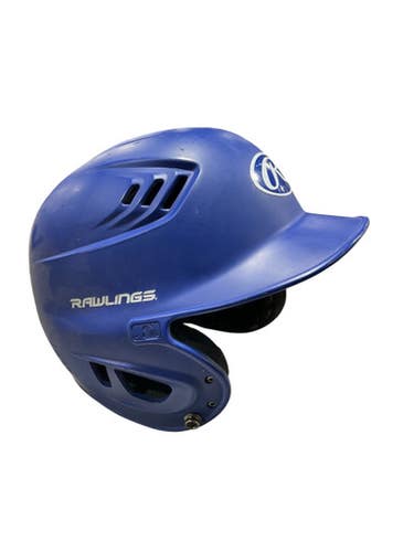 Used Rawlings BASEBALL Batting Helmet No Mask Navy Blue One Size 11834-S000019929
