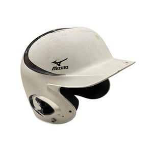 Used Mizuno MIZUNO BB HELMET WHT Batting Helmet No Mask White MD 11834-S000013114