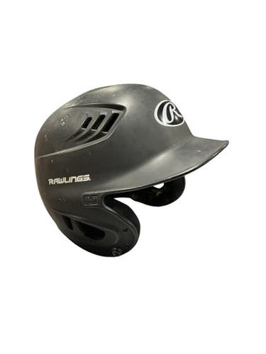 Used Rawlings BASEBALL HELMET Batting Helmet No Mask Black MD 11834-S000011849