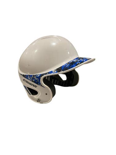 Used Champro CHAMPRO WHT BB HELMET Batting Helmet No Mask White MD 11834-S000011743