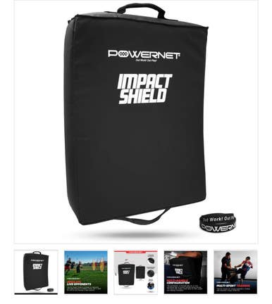 New IMPACT ALL SPORT SHIELD PAD 11834-PNT1212