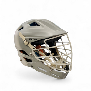 Used Schutt STALLION 650 Lacrosse Helmet Silver MD 11863-S000023702