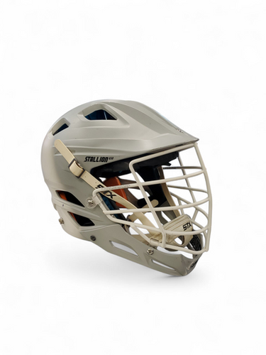 Used Schutt STALLION 650 Lacrosse Helmet Silver MD 11863-S000023702