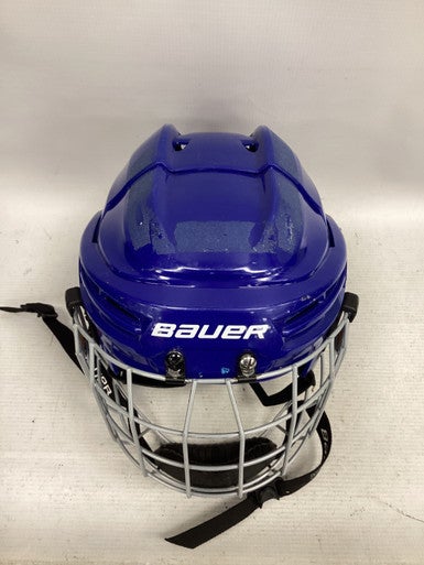 Used Bauer PRODIGY Helmet Cage Combo Royal Blue One Size 11851-S000037257