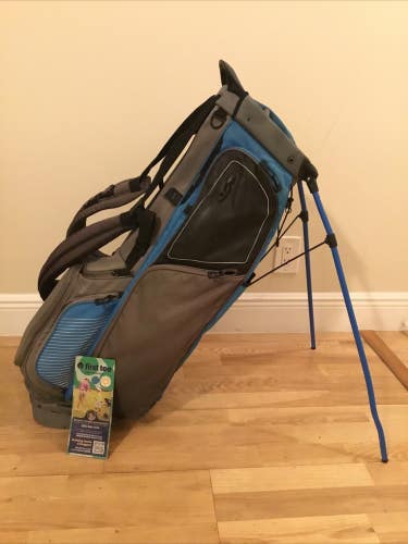 Ping Stand Bag with 6-way Dividers & Rain Cover (Hole In Pocket)