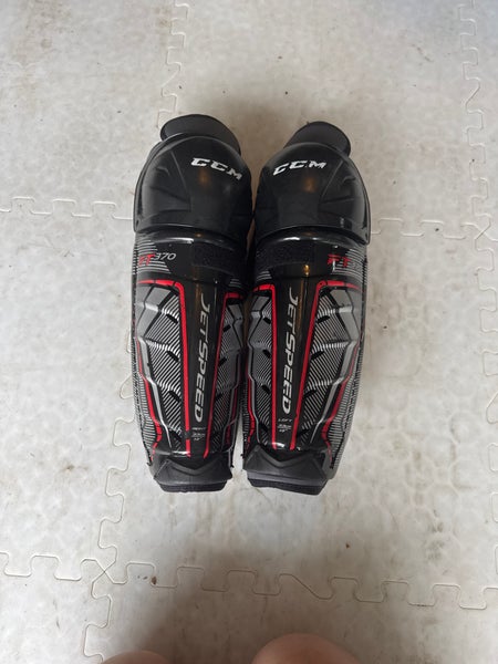 Junior CCM JetSpeed FT370 13" Shin Pads (Used)