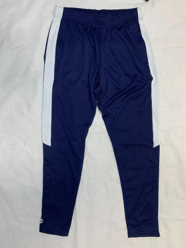 Holloway Crosstown Pocket Sweatpants Tapered Women's L Navy Blue Zipper Cuffs
