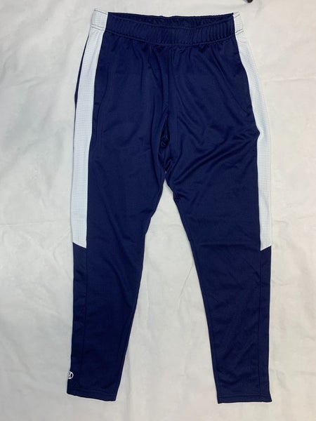 Holloway Crosstown Pocket Sweatpants Tapered Women's L Navy Blue Zipper Cuffs