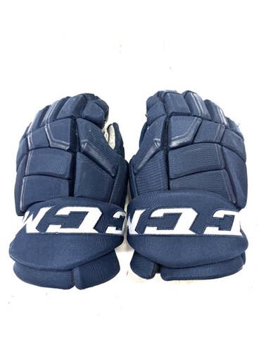 Used CCM PRO Senior Gloves Navy Blue 15" 11860-S000297188