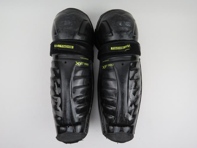 CCM Tacks XF PRO NHL Pro Stock Hockey Protective Shin Pads Senior 15"