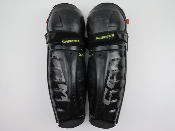 CCM Tacks XF PRO NHL Pro Stock Hockey Protective Shin Pads Senior 16"