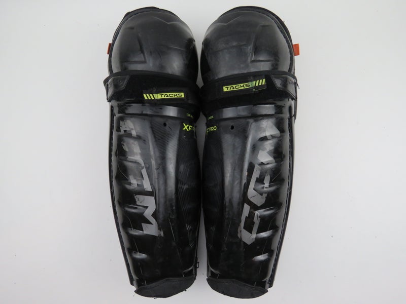 CCM Tacks XF PRO NHL Pro Stock Hockey Protective Shin Pads Senior 16"