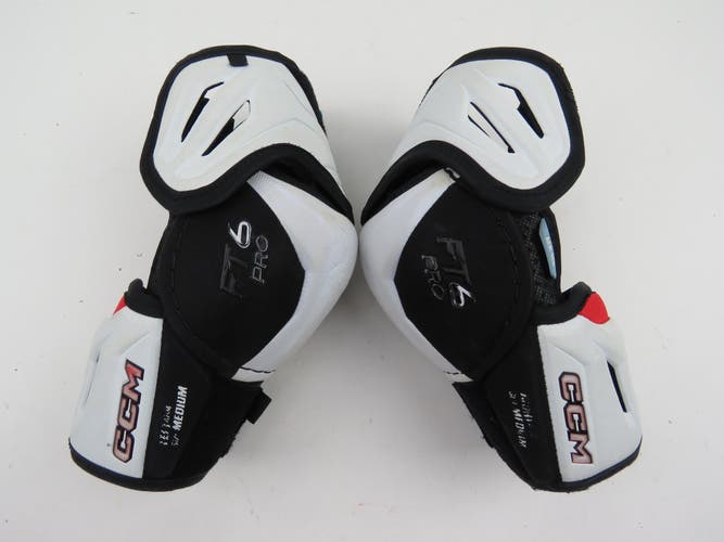 CCM JetSpeed FT6 PRO NHL Pro Stock Ice Hockey Player Elbow Pads Protective Size Senior Medium
