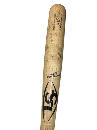 Used Louisville Slugger POWERIZED MAPLE CB35 BB/SB Wood Bat 32 1/2" 11347-S000254692