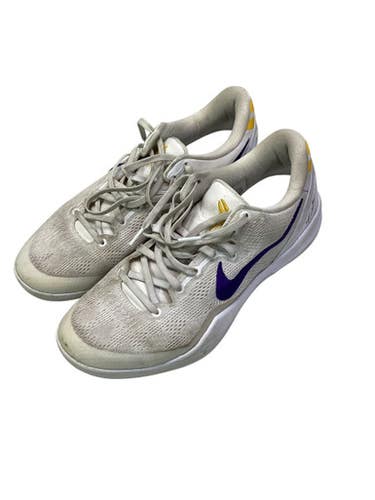 Used Nike Basketball Shoes M White Senior 10 11347-S000254683