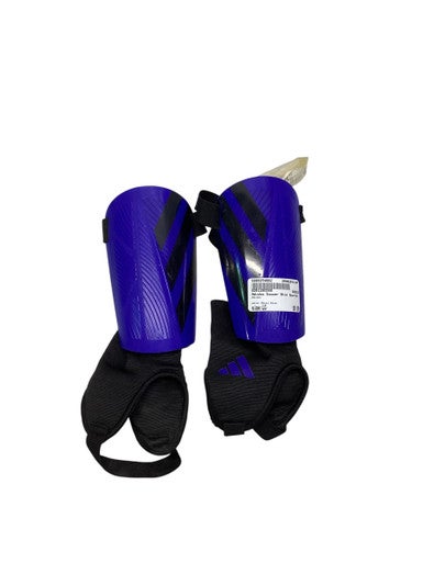 Used Adidas Soccer Shin Guards Youth Royal Blue LG 11347-S000254662