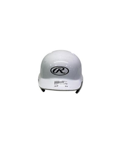 Used Rawlings 6 1/4 - 6 7/8 T-BALL Batting Helmet No Mask White SM 11347-S000254656