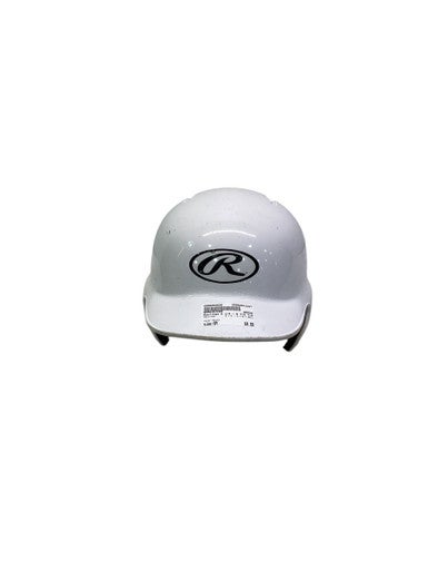 Used Rawlings 6 1/4 - 6 7/8 T-BALL Batting Helmet No Mask White SM 11347-S000254656