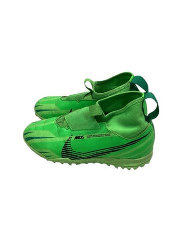 Used Nike MDS TURF GREEN Soccer Cleats Green Junior 01 11347-S000254646