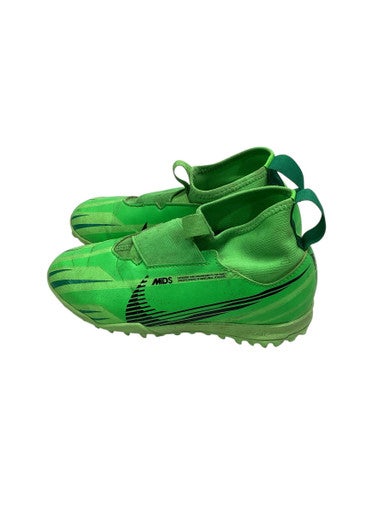 Used Nike MDS TURF GREEN Soccer Cleats Green Junior 01 11347-S000254646