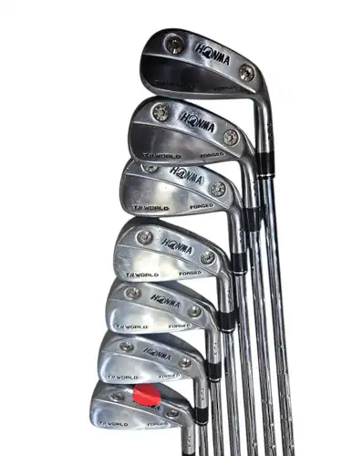 Honma Used Right Handed Men's Stiff Flex Steel Shaft Iron Set