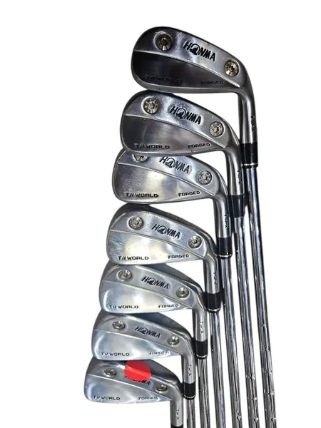 Honma Used Right Handed Men's Stiff Flex Steel Shaft Iron Set